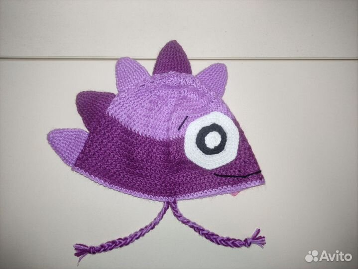 Шапка детская дракон