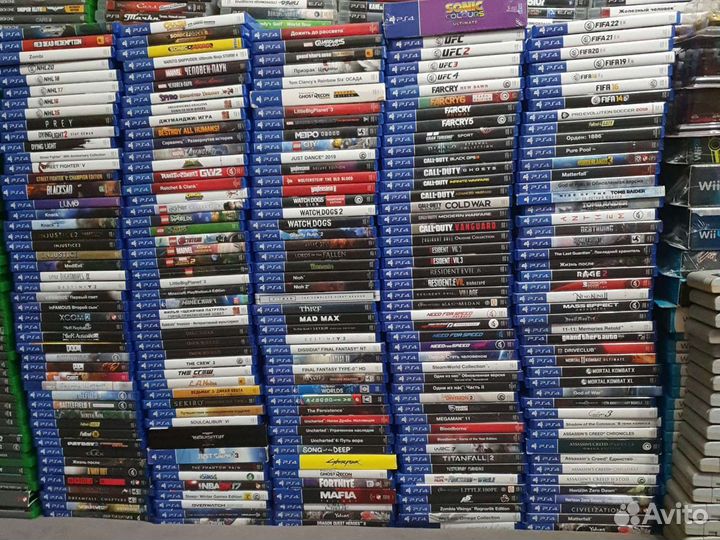 Лицензионные диски на PlayStation 4