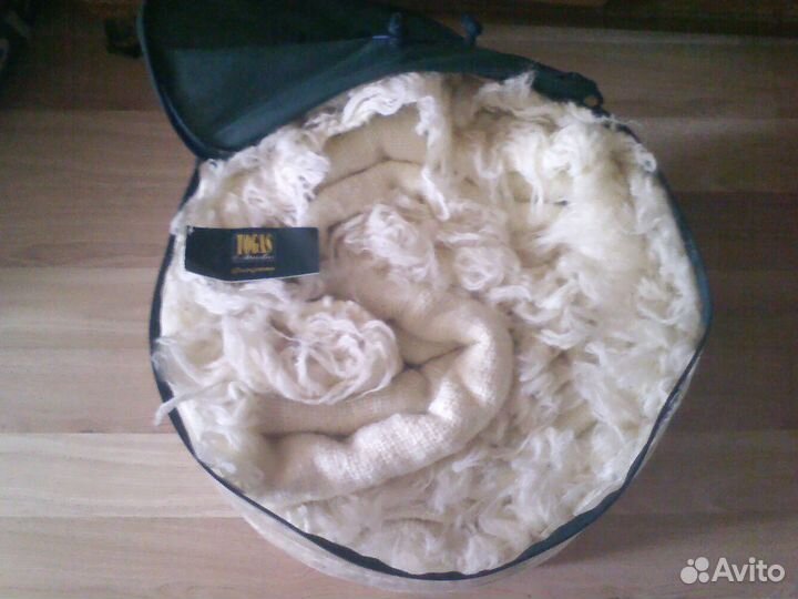 Покрывало овечья шерсть натуральная