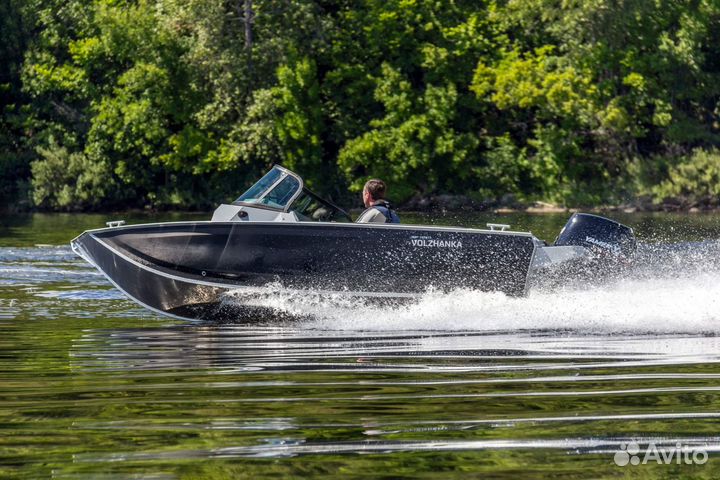 Лодка Волжанка 44 Fish Сентябрь 2024