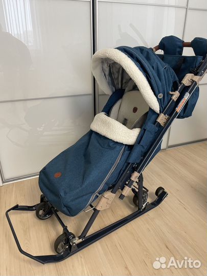 Детские санки коляска Ника 7-8К