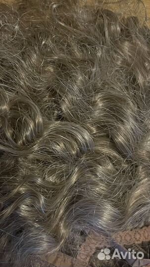 Парик женский блонд кудри