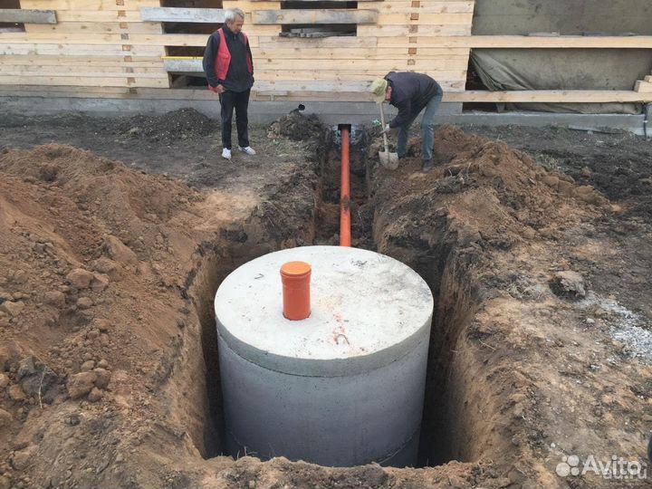 Септик под ключ из жби колец