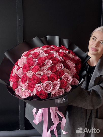Букет 101 розы с доставкой