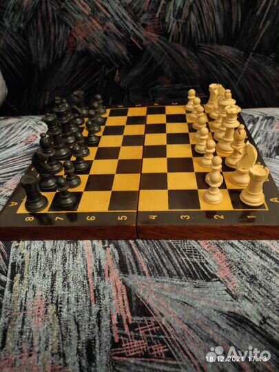 Шахматы деревянные времён СССР