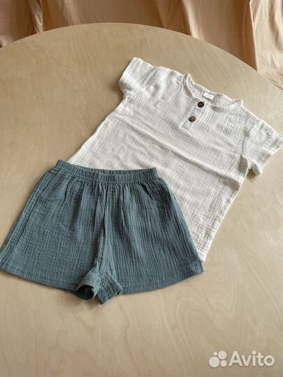 Детский костюм из муслина новый 86-92