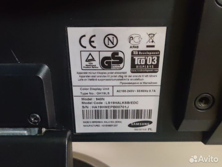 Монитор Samsung 940n