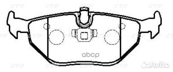 Колодки тормозные BMW E32/E34/E36/Z3 03 задние