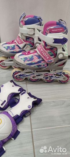 Роликовые коньки детские раздвижные 26-31