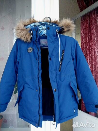 Куртка зимняя на мальчика 128