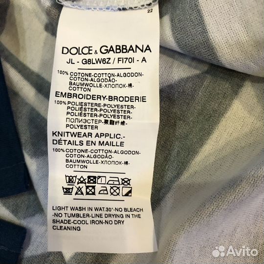 Dolce & Gabbana Поло Оригинал Италия