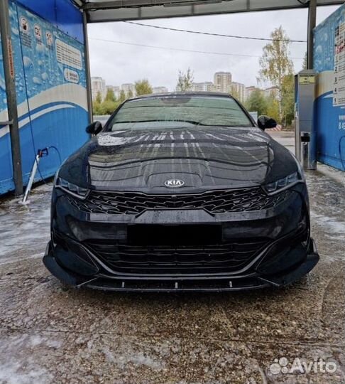 Сплиттер губа переднего бампера kia k5