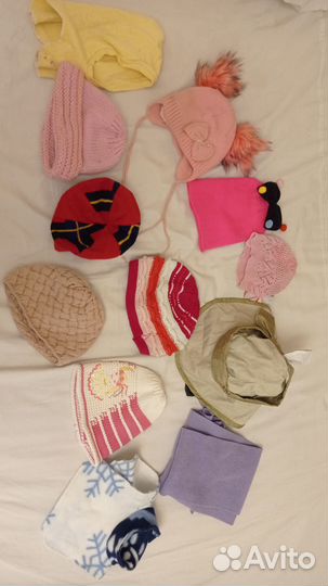 Шапки, шарфы, шляпа