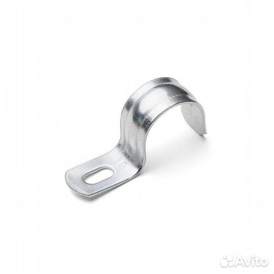 Скоба крепежная однолапковая смо d31-32мм метал. оцинк. (уп.50шт) Fortisflex 49117