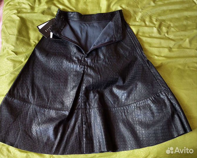Юбка Mohito кожаная под рептилию новая 44-46 р