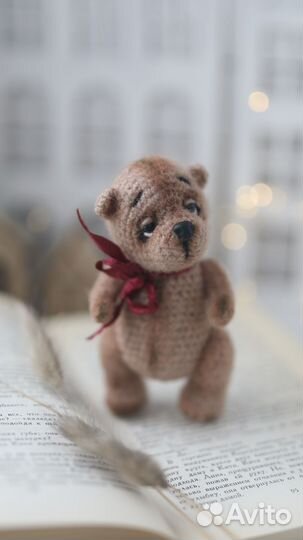 Мишка Тедди вязаный.Ручная работа