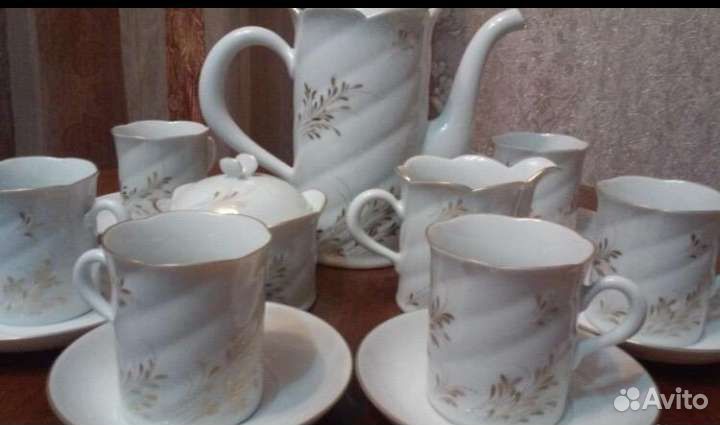 Кофейный сервиз Freiberger Porzellan, Германия, 60