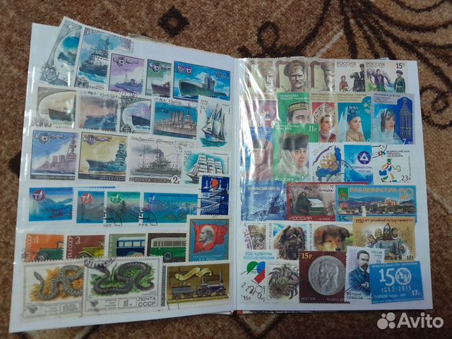 Советские марки и российские марки объявление продам