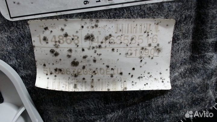 Дверная карта Skoda Yeti, 2014