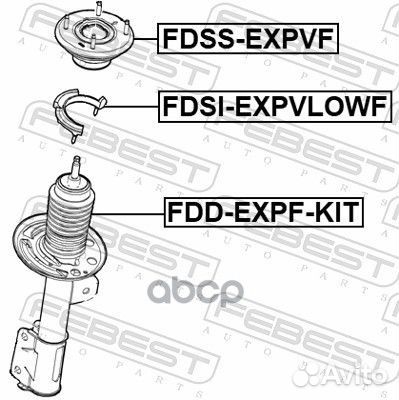 Опора переднего амортизатора ford explorer TUB