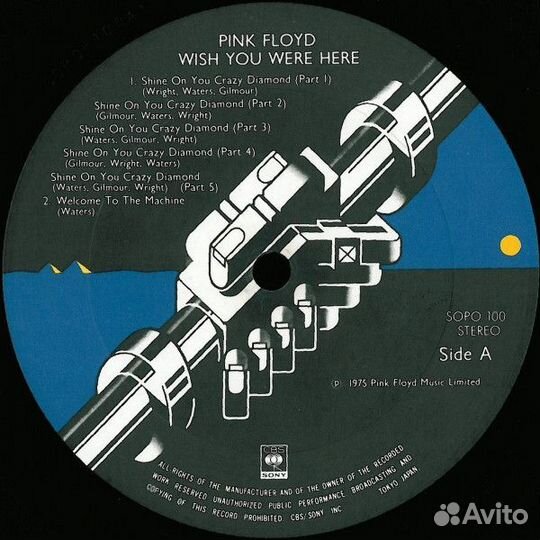 Pink Floyd – Wish You Were Here orig. Не новодел