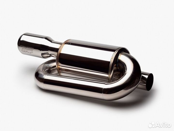 Глушитель спортивный twin loop 63 mm