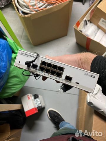 Mikrotik CRS109-8G-1S-2HnD-IN купить в Москве | Электроника | Авито