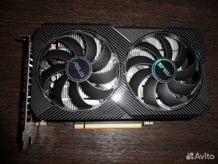 Видеокарта asus AMD Radeon RX 6400 dual-RX6400-4G