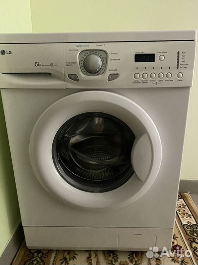 Стиральная машина бу lg 5 кг