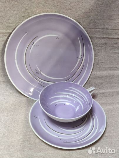 Чайная пара. Фарфор из ГДР