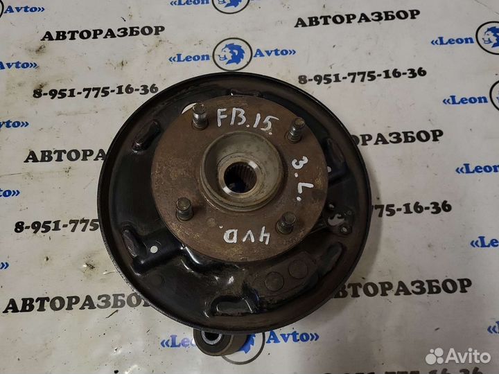 Кулак поворотный задний левый Nissan sunny 4wd