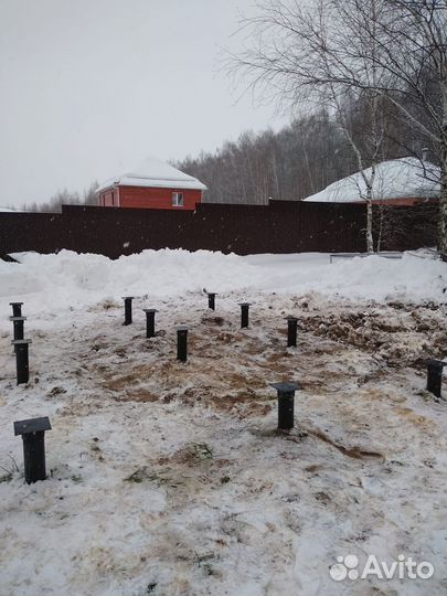 Винтовые сваи монтаж под ключ