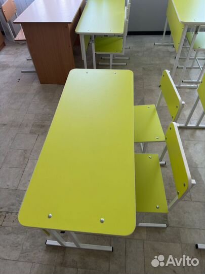 Школьная мебель парты со стульями