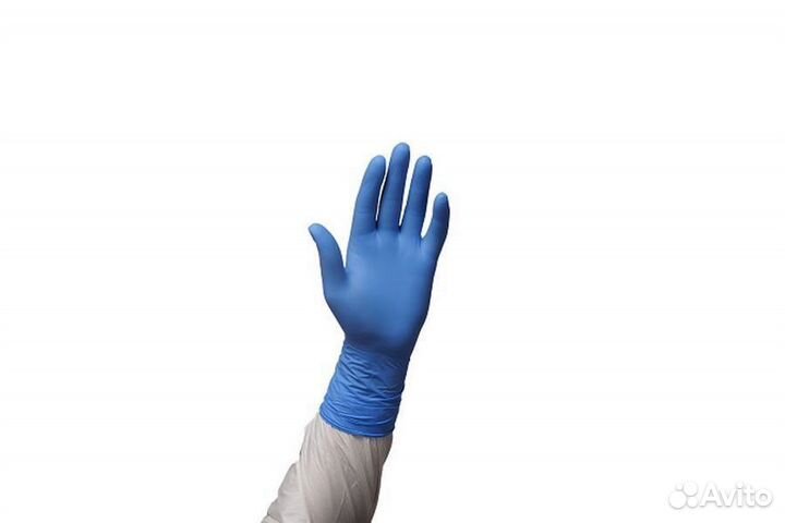 Перчатки одноразовые нитриловые