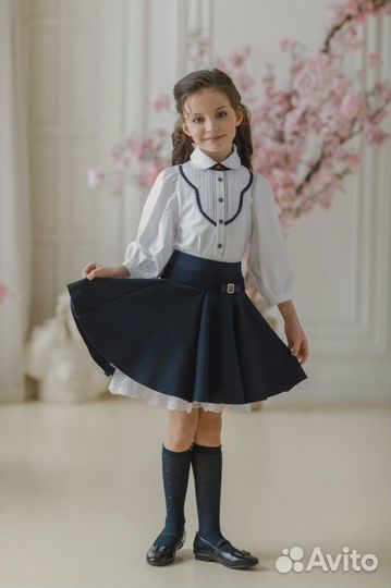 Юбка школьная маленькая леди 128-134 и 146