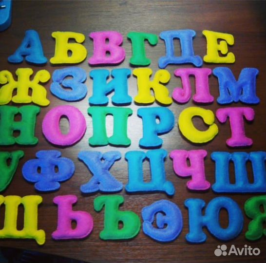 Рыбалка и алфавит из фетра