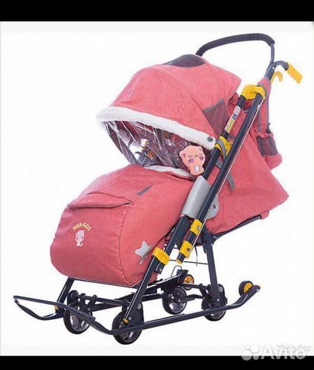 Детские санки коляска Ника 3-7