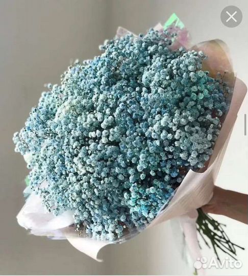 Букет с гипсофилой