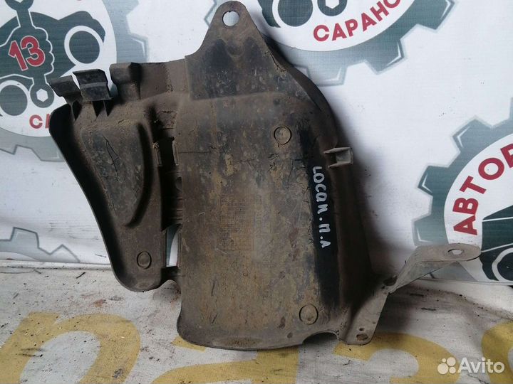 Пыльник двигателя левый Renault Logan 1