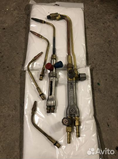 Горелка ацитиленовая 2 шт с насадками