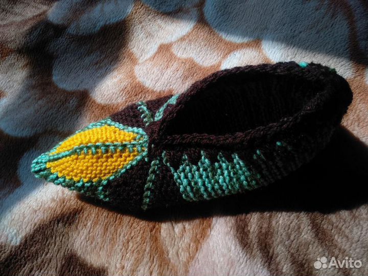 Тапочки-топотушки зеленые размер 37 - 40
