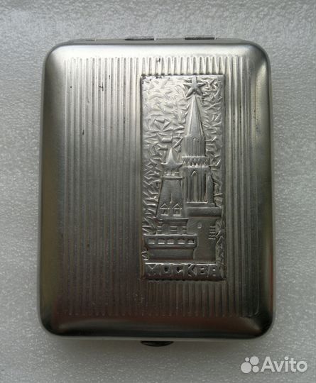 Портсигар Москва - башни Кремля