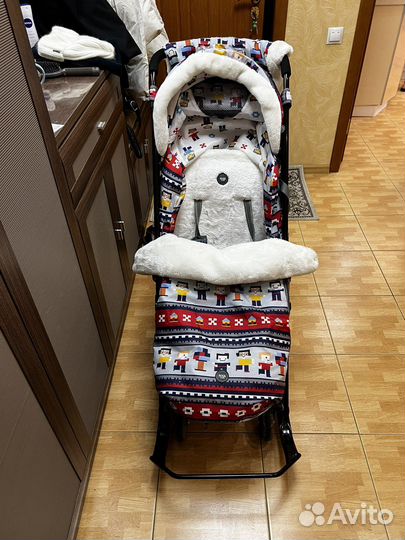 Коляска санки