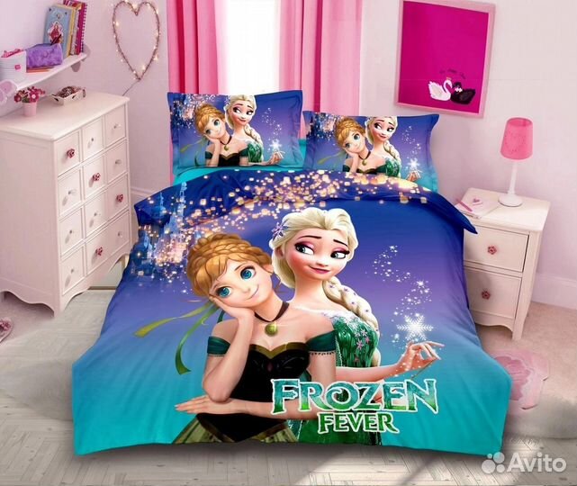Детское постельное белье размер 1.5новое