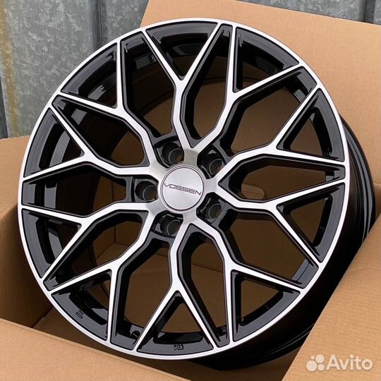 Литые Диски Vossen HF2 R17 5*100 Black Machined
