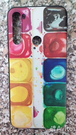 Чехол на Xiaomi redmi note 8 t (краски)