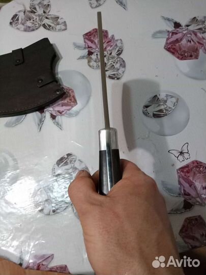 Нож тяпка фултанг, цельнометалическая