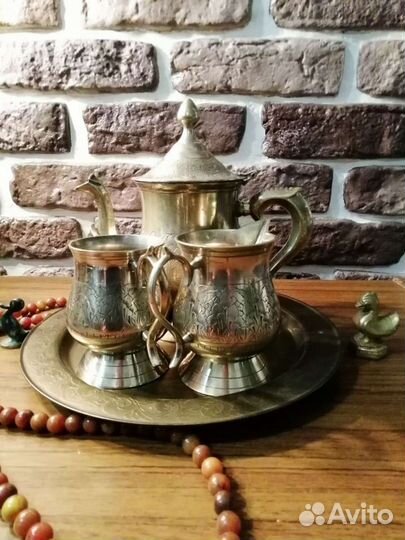 Старинные индийские наборы из латуни