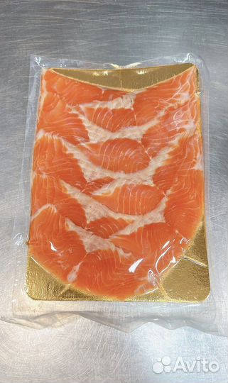 Слабосоленая семга Нарезка 300 грамм