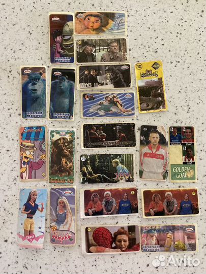 Наклейки от жвачек 90 х